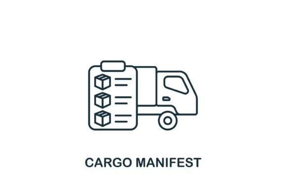 Cargo Manifest Icon Enhances Editorial Design
