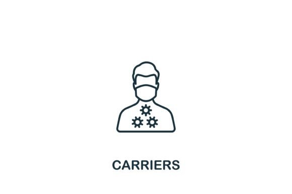 Carriers Icon: A Modern Graphic Design Asset for Clean Web Content