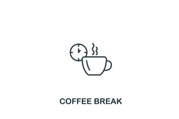 Coffee Break Icon Graphics