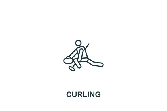 Curling Graphics for Modern Branding
