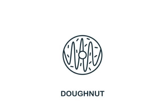 Doughnut Icon Graphics for Modern Branding