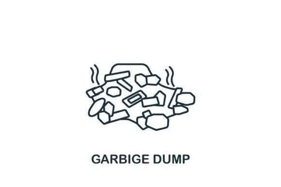Garbige Dump Icon for Modern Branding