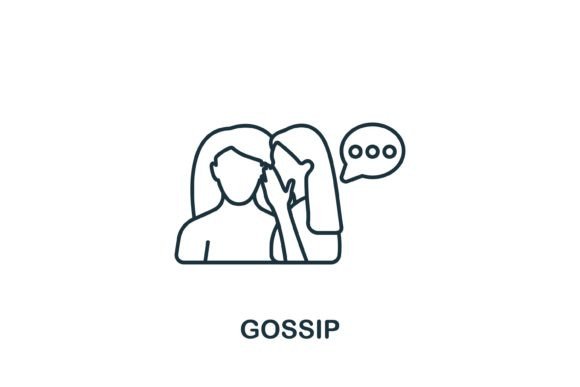 Gossip Icon Graphics for Modern Web Design