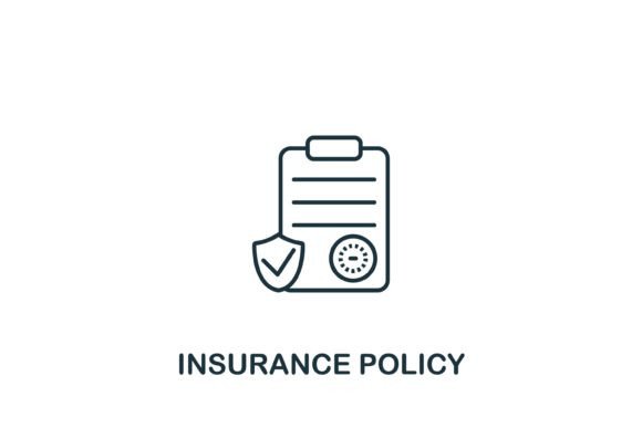 Insurance Policy Icon Graphics for Crafters