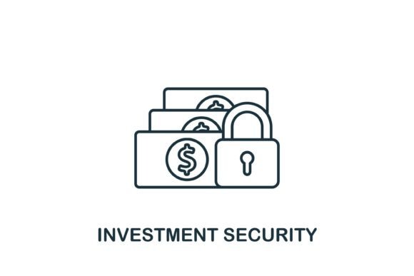 Investment Security Icon: A Graphic Asset for Local Branding