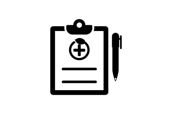 Medical Report Icon Graphics