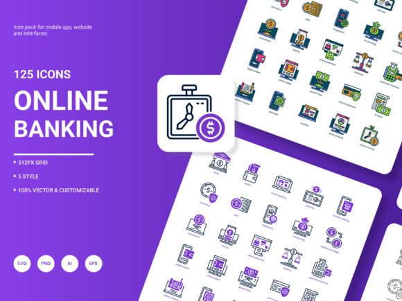 Online Banking Icon Pack: A Graphic Designer’s Take