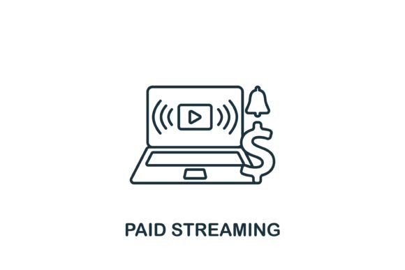 Paid Streaming Icon Graphics for Crafters