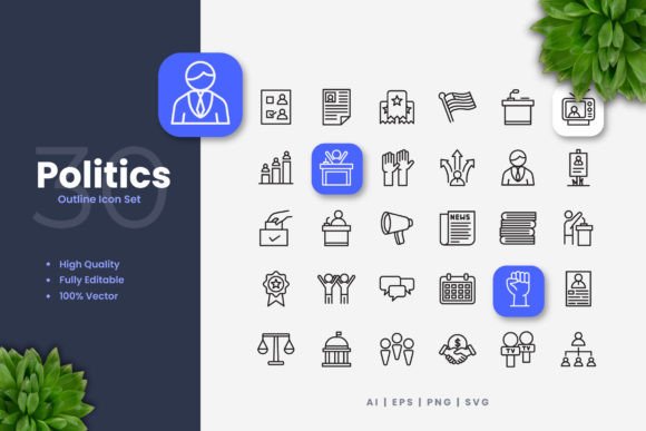Politic Icons: A Graphic Designer’s Take on Modern Visual Clarity