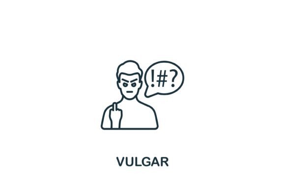 Vulgar Icon Graphics for Bold Branding