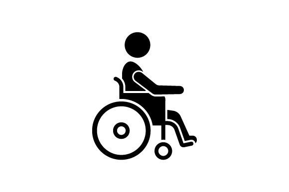 Wheelchair with Patient Icon
